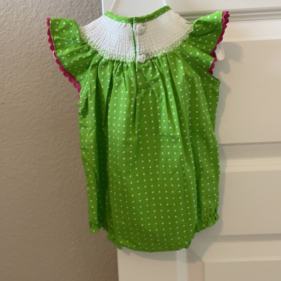 NWT Baby Smocked Romper 3M - Picture 2 of 4